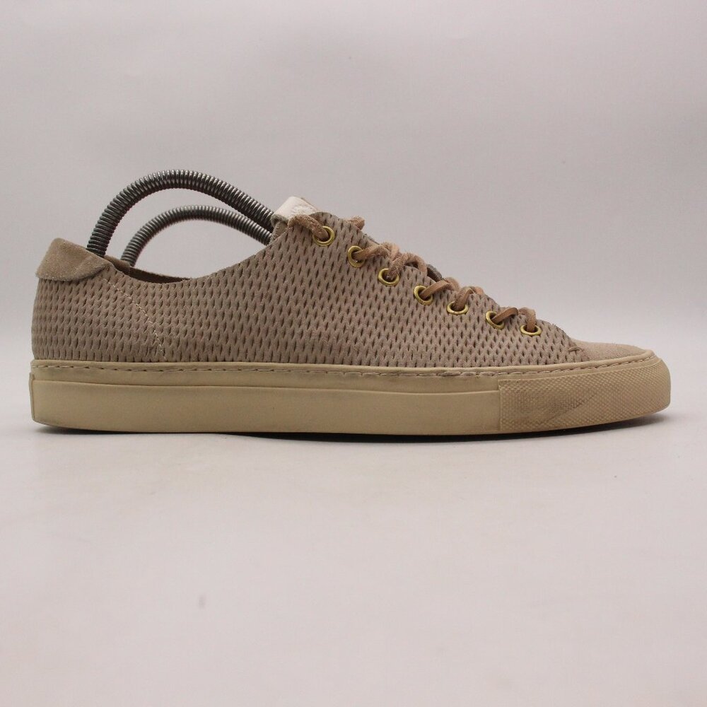 Buttero Shoes Mens Size 10.5 Lace Up Sneaker Tan Leather